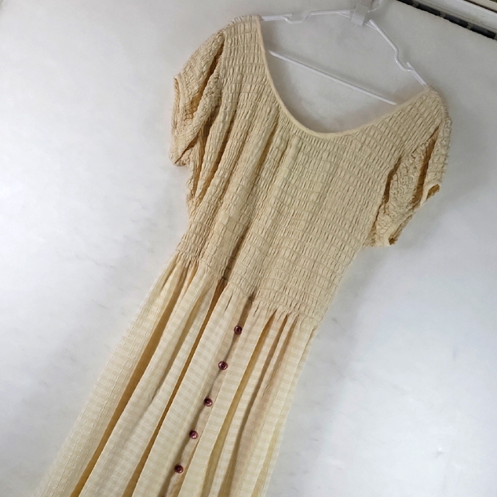 Misty Lane Vintage  Cream MaxiDress Size 14